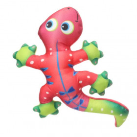 Кучешка играчка Flamingo Toy Clora плюшен гущер в розов цвят