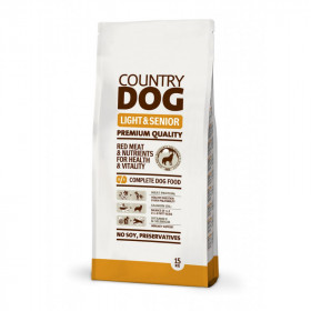 Country Dog Senior & Light - пълноценна храна за възрастни кучета и такива с наднормено тегло 