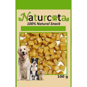 Натурални лакомства за кучета Naturcota - сушени хапки от риба треска 100 гр.