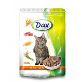 Dax пауч за котка с пилешко месо в сос 100гр.