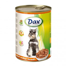 Консервирана храна за кучета DAX Poultry с пилешко месо 
