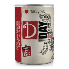 Консервирана храна за кучета Disugual D-Day Dog wet food Adult Beef с 96% телешко месо и риба