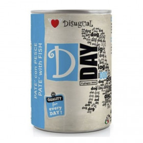 Консервирана храна за кучета Disugual D-Day Dog wet food Fish с 96% месо и риба
