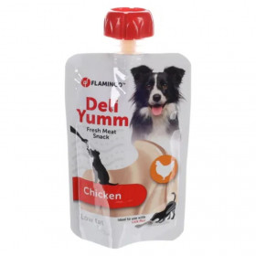 Течно лакомство Flamingo Deli yumm за кучета с пилешко