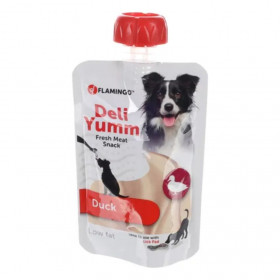 Течно лакомство Flamingo Deli Yumm за куче с патешко