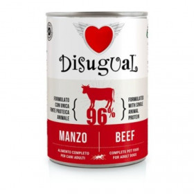 Консервирана храна за кучета Disugual Wet food Beef монопротеин с 96% телешко месо 