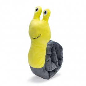 Интерактивна плюшена играчка за кучета  Beeztees Hide and Seek Snail охлювче с отделения за скриване на лакомства
