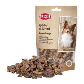 Натурално сушено лакомство за кучета Trixie Lamb Lung 100% агнешки бял дроб