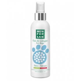 Свеж парфюм MEN FOR SAN за кучета с талк, интензивен дезодориращ ефект