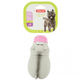 Латексова играчка Zolux El Hipo за куче във формата на хипопотам