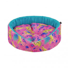 Овално, меко кучешко легло CAZO Foam Bed Exotic Pink  44 × 38cм