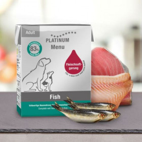 Мокра храна за кучета Platinum Menu Adult Fish с 83% Прясна риба и зеленчуци
