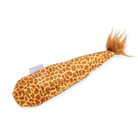 Плюшена котешка играчка Beeztees Catnip Jungle Giraffe Tail опашка на жираф с пълнеж от котешка трева