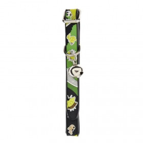 Котешки нашийник Ferribiella Spa Rubber cat collar в зелен цвят