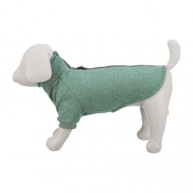 Топъл, памучен кучешки суитшърт с цип Trixie CityStyle Amsterdam sweatshirt в зелен цвят