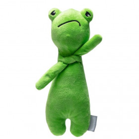 Плюшена играчка за кучета Beeztees Grumpy Froggy сърдита жабка