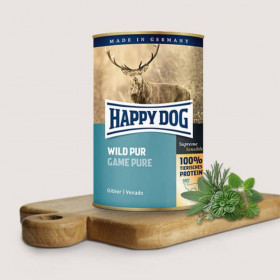 Консервирана храна за кучета Happy Dog Wild Pur 100% еленско 