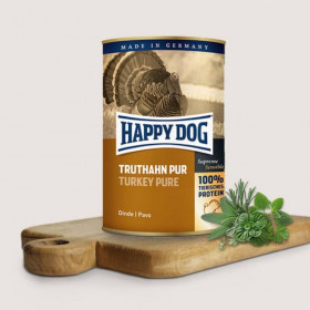 Консервирана храна за кучета Happy Dog Truthahn 100% пуешко