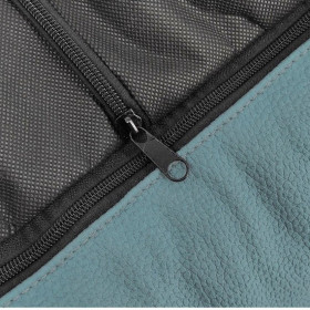 Луксозно кучешко легло CAZO Bed Harmony Turquoise с дамаска от еко кожа в цвят тюркоаз