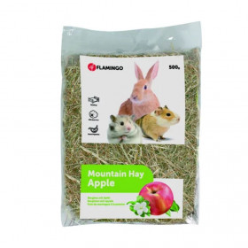 Планинско сено за зайци Flamingo Mountain hay Apple с ябълка