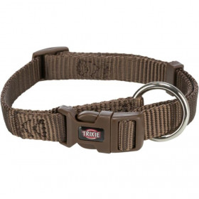 Кучешки нашийник  Trixie Premium collar с регулируема дължина, лешников цвят