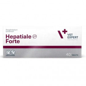 Хранителна добавка за кучета и котки Vetexpert - Hepatiale Forte 300 мг за подпомагане на чернодробната функция