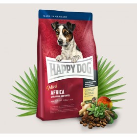 Суха храна за чувствителни кучета Happy Dog Supreme Sensible Nutrition Mini Africa
