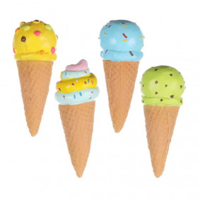 Кучешка латексова играчка Flamingo ICE CREAM сладолед в различни цветове