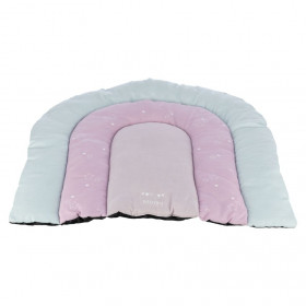 Мек, велурен матрак Trixie Junior Patchwork Lying mat във формата на дъга, подходящ за малки кученца