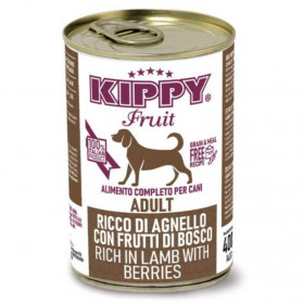 Консервирана храна за кучета KIPPY FRUIT ADULT rich in Lamb with berries с агнешко и горски плодове 