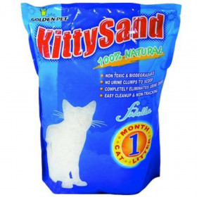 Силиконова котешка тоалетна Valenger Kitty Sand  7.6 л. - с натурален аромат
