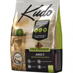 Kudo Adult Medium & Maxi-Студено пресована храна за кучета от средни и големи породи