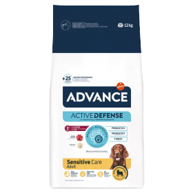 Advance Dog  Sensitive Lamb&Rice за израстнали кучета с вкус на агнешко и ориз 12кг.
