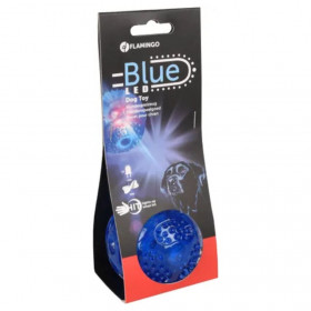 Кучешка играчка от термопластичен каучук Flamingo TPR ball топка с LED светлина