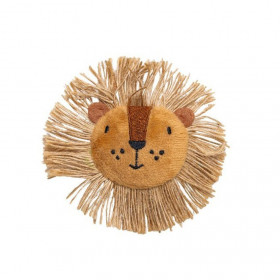 Плюшена котешка играчка Beeztees Jungle Leon лъвче с добавена котешка трева