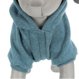 Мек, памучен кучешки суитшърт Trixie BE NORDIC Flensburg hoodie в светло син цвят