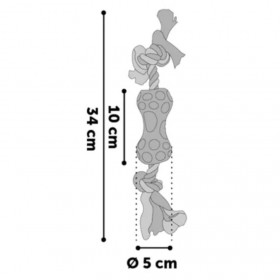 Дъмбел с въже Flamingo Lindo dumbbell за куче
