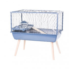 Клетка за хамстер Zolux NEOLIFE 80 HAMSTER CAGE в син цвят