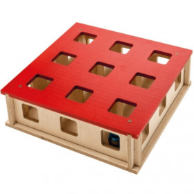 Magic Box - занимателна играчка за котки дървен лабиринт