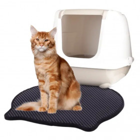 Котешко килимче за лапи  Flamingo CAT LITTER MAT за предотвратяване разнасяне на пясък от котешка тоалетна
