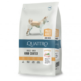 Пълноценна суха храна за кучета от големи породи Quatro Adult Large breed Superpremium с Пилешко