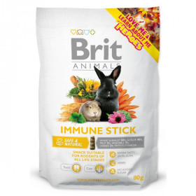 Brit Animals IMMUNE STICK for RODENTS - Супер премиум допълваща храна за гризачи 80 гр.