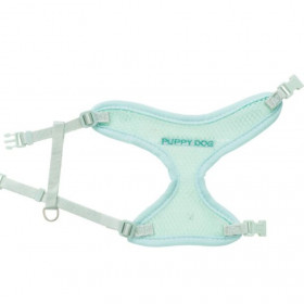 Комплект от мрежест нагръдник с повод Trixie Junior puppy soft harness with leash подходящ за малки кученца, ментов цвят