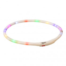 Светещ LED нашийник за кучета Trixie Flash light ring подходящ за всички размери кучета