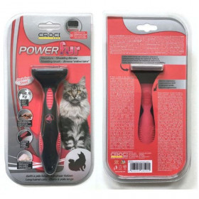 Грууминг инструмент за дългокосмести котки Croci Powerfur Groomer M размер