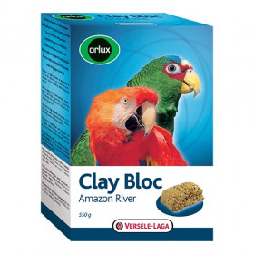 Versele Laga Orolux Clay Bloc Amazon River глинен блок за средни и големи папагали 550гр.