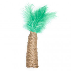 Въжена котешка играчка Beeztees Jungle Palm Tree малка палма с добавена котешка игра