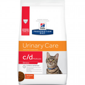 Hills Prescription Diet c/d Urinary Stress - диета за котки страдащи от идиопатичен цистит и за профилактика на уролити 400 гр.