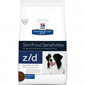 Hill's Prescription Diet z/d Ultra - хидролизирана диета за кучета с хранителни алергии  3  кг.