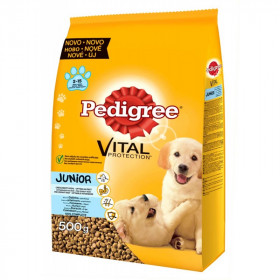 Pedigree Junior за подрастващи кучета с вкус на пилешко месо